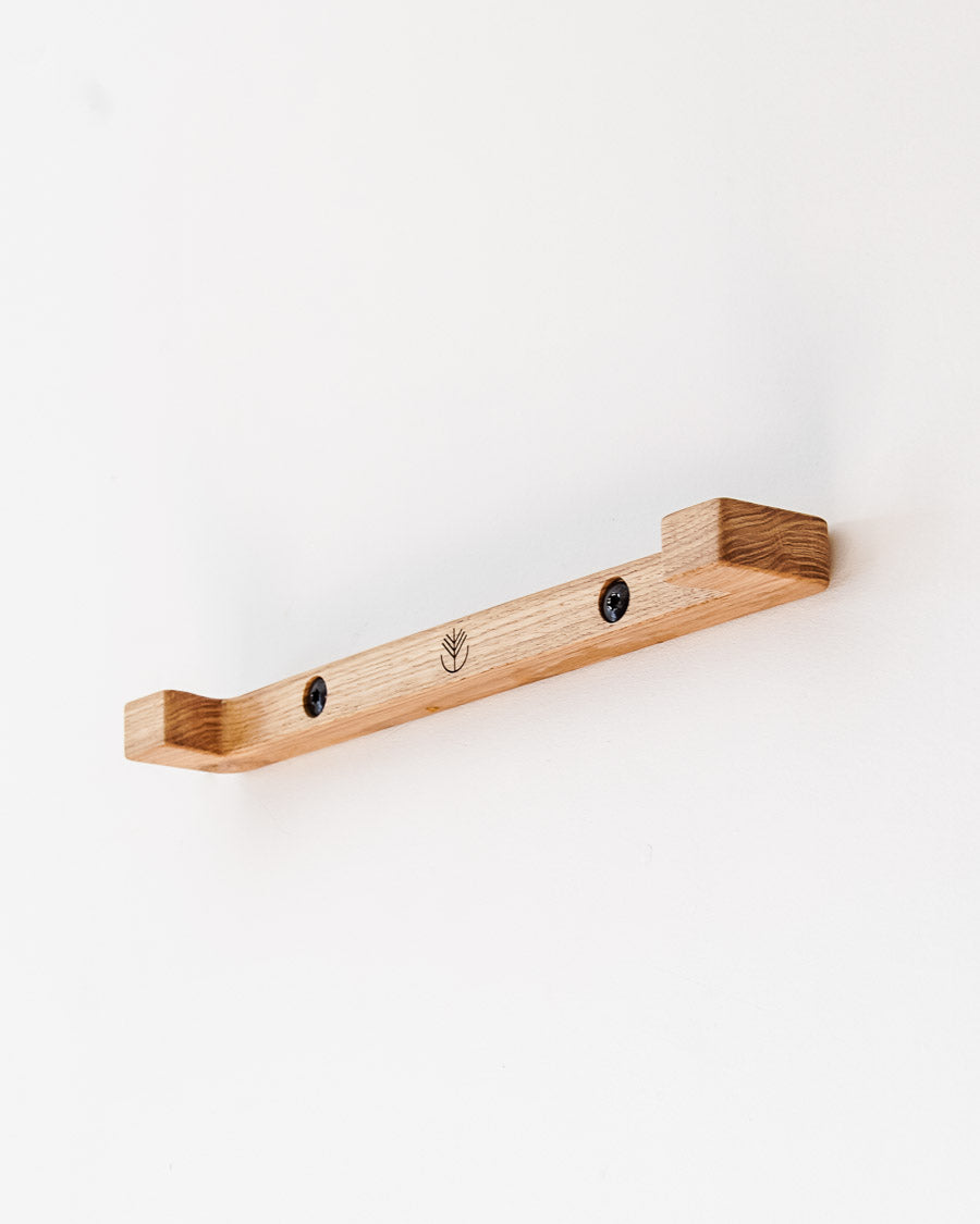 Support mural en bois pour snowboard