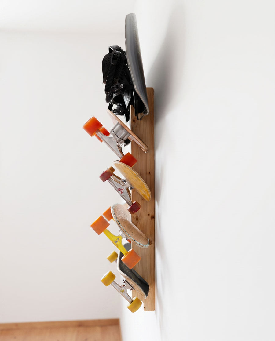 Plywood 5-Board Skateboard & Boardsport Rack